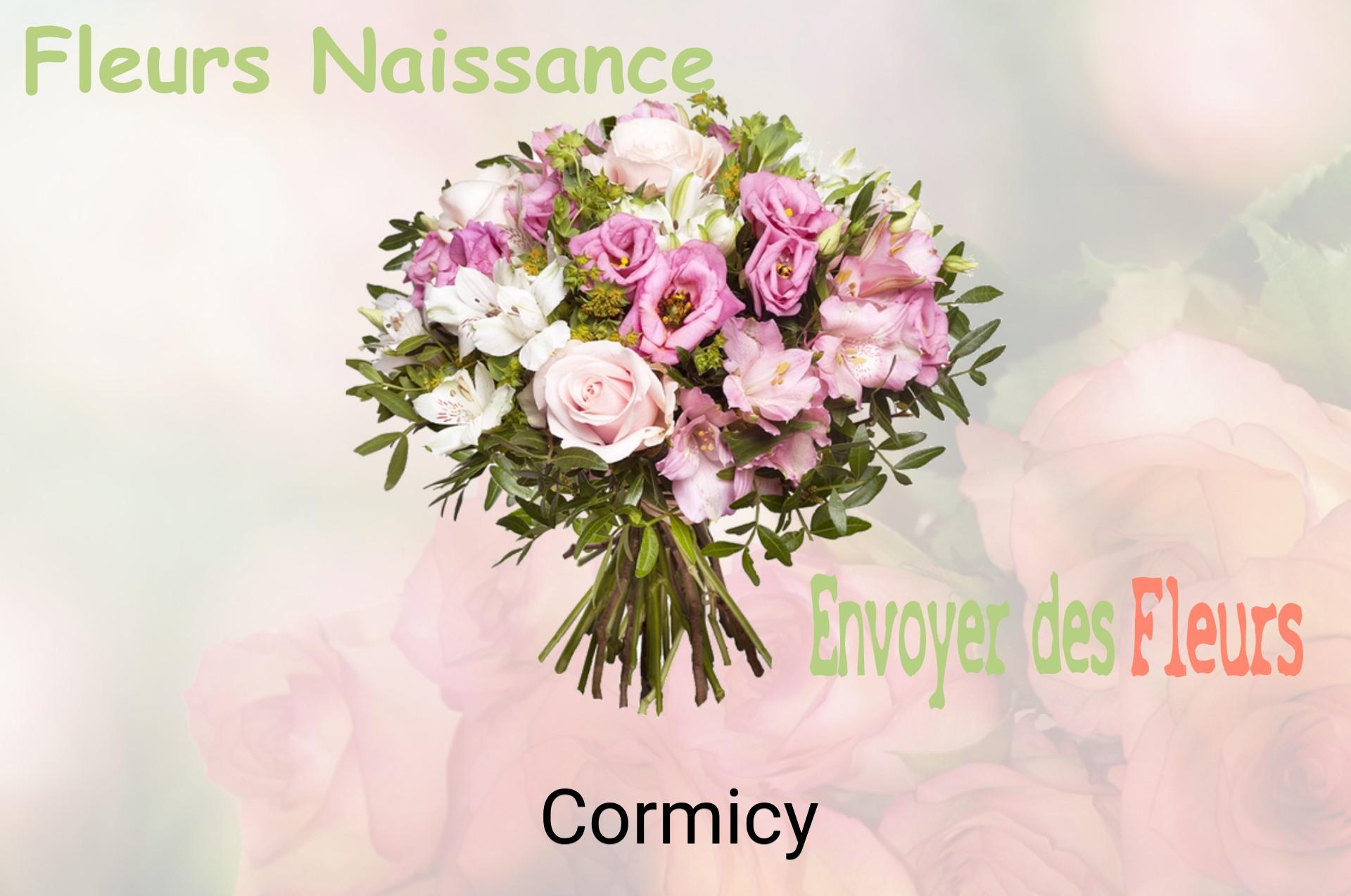 Bouquet de fleurs de naissance livré à Cormicy